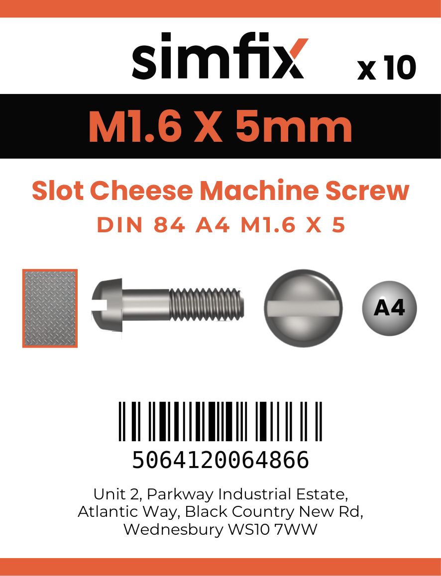 Simfix product label - 84A4016005-D