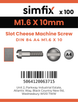 Simfix product label - 84A4016010-T