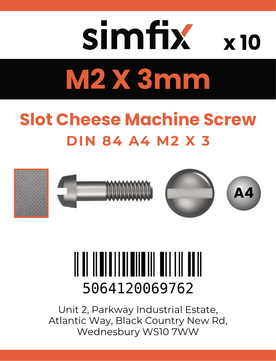 Simfix product label - 84A402003-D