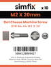 Simfix product label - 84A402020-D