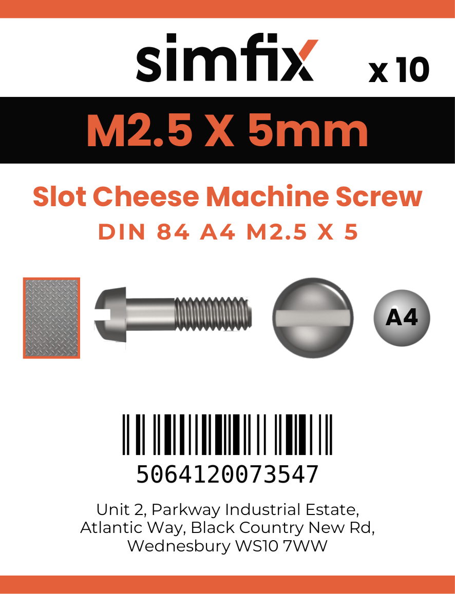 Simfix product label - 84A4025005-D
