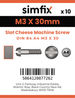 Simfix product label - 84A403030-D