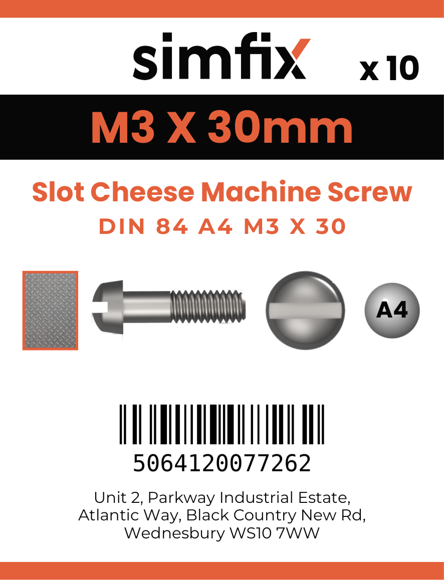 Simfix product label - 84A403030-D