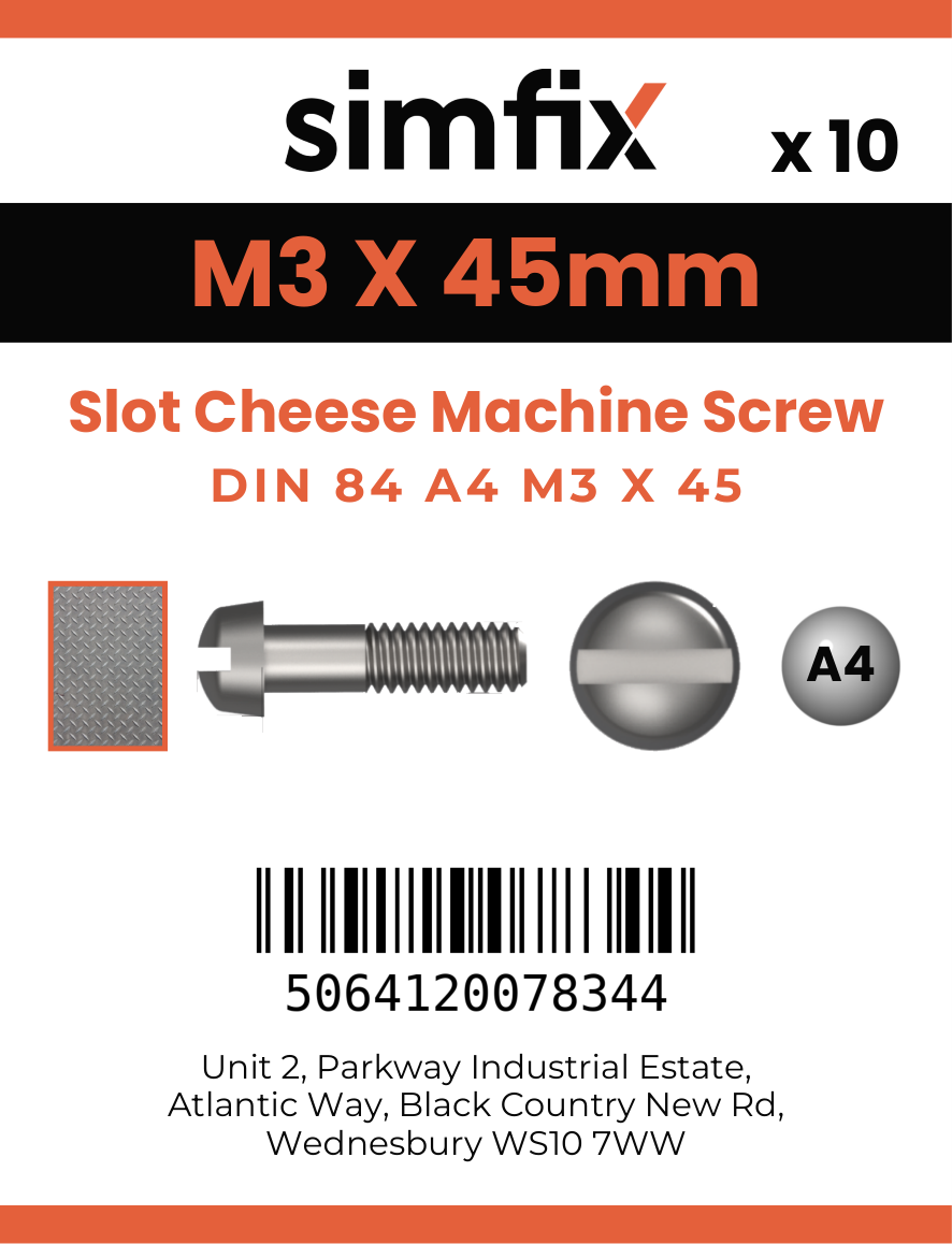 Simfix product label - 84A403045-D