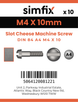 Simfix product label - 84A404010-D