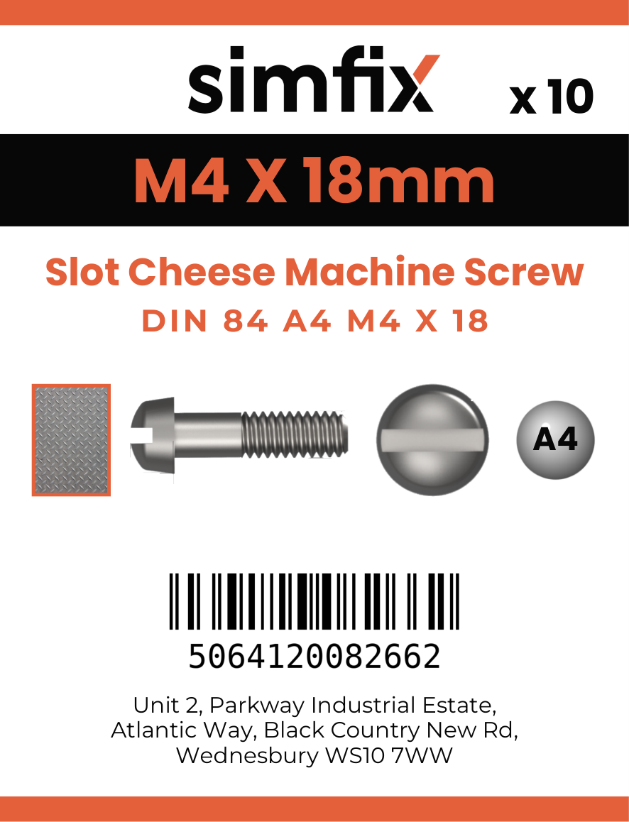 Simfix product label - 84A404018-D