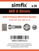 Simfix product label - 84A405008-D