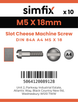 Simfix product label - 84A405018-D
