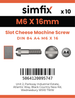 Simfix product label - 84A406016-D