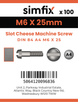 Simfix product label - 84A406025-T