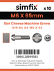 Simfix product label - 84A406065-D