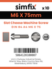 Simfix product label - 84A406075-D