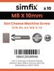 Simfix product label - 84A408010-D