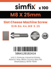 Simfix product label - 84A408025-T