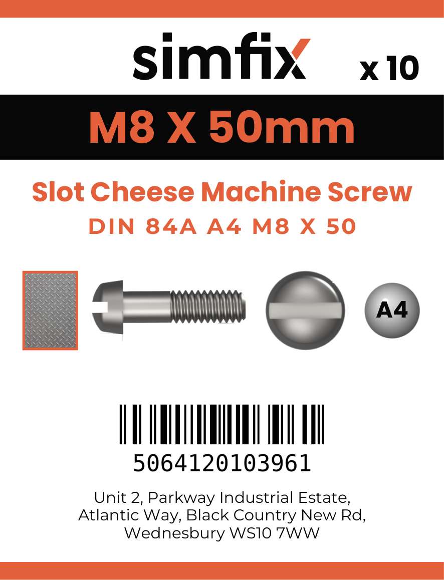 Simfix product label - 84A408050-D