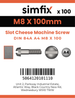 Simfix product label - 84A408100-T