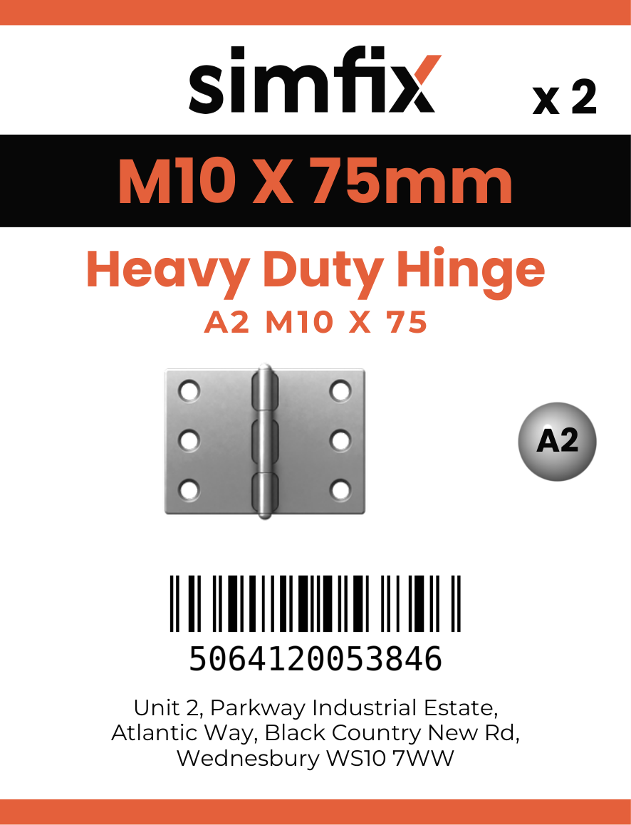 Simfix product label - 8514A210075-D
