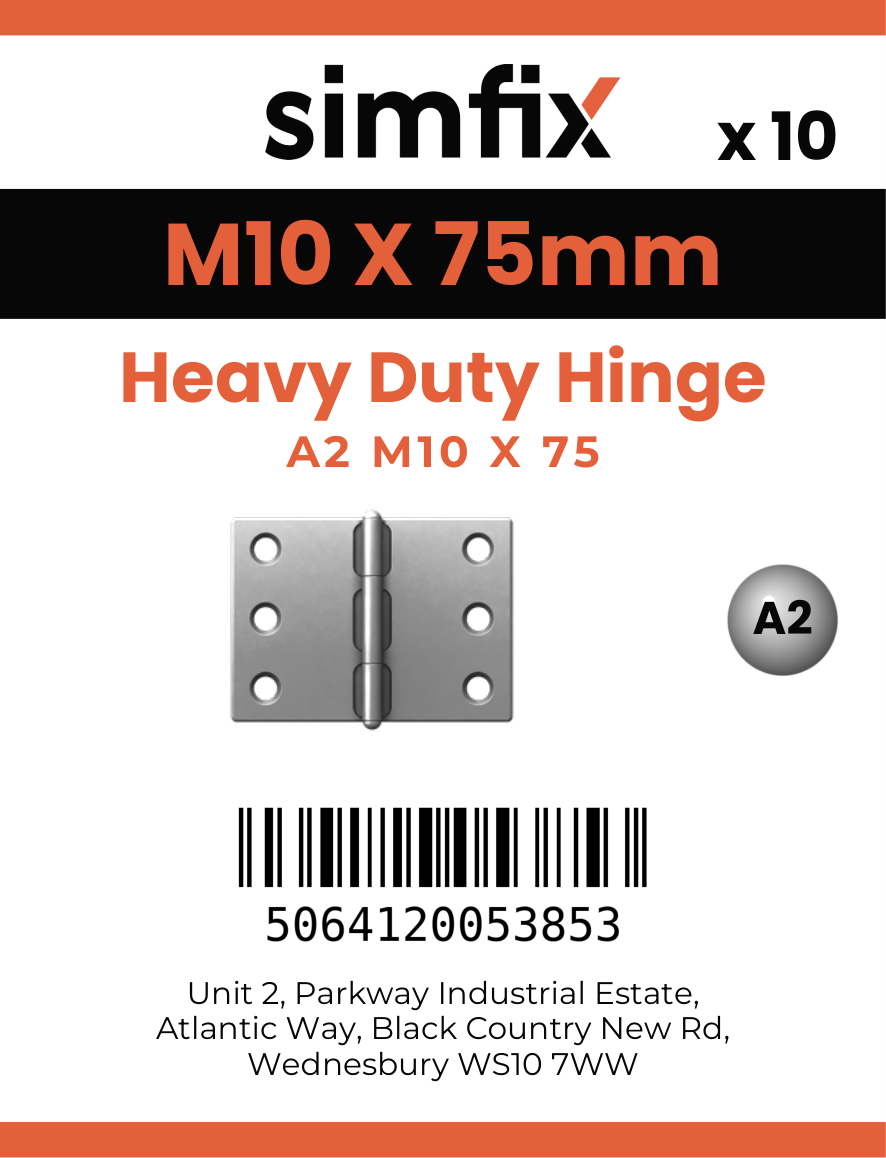 Simfix product label - 8514A210075-T