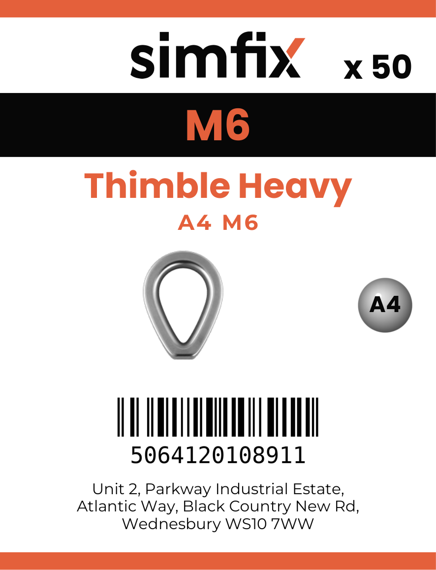 Simfix product label - 8536A406-T