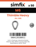 Simfix product label - 8536A406-T