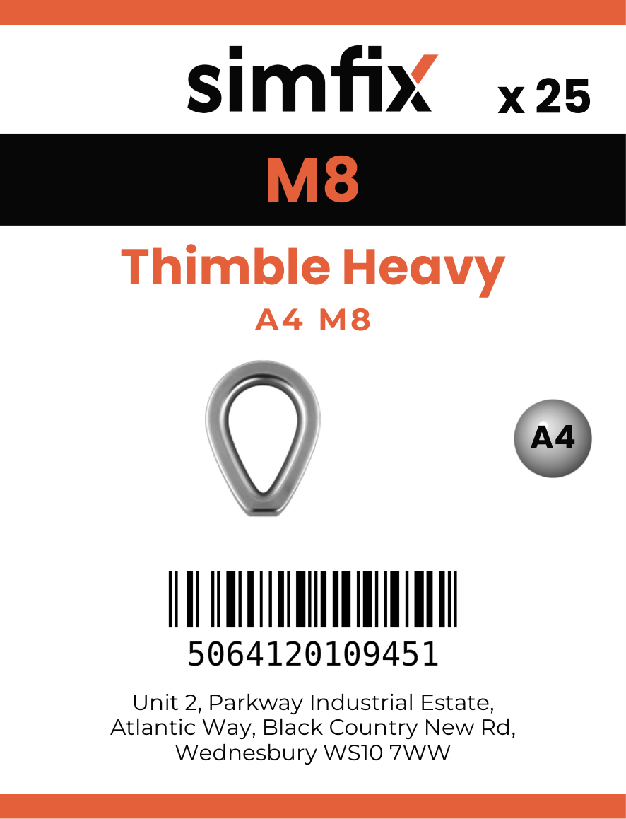 Simfix product label - 8536A408-T