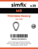 Simfix product label - 8536A408-T