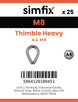 Simfix product label - 8536A408-T