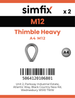 Simfix product label - 8536A412-D
