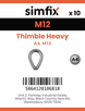 Simfix product label - 8536A412-T