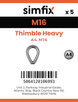 Simfix product label - 8536A416-T