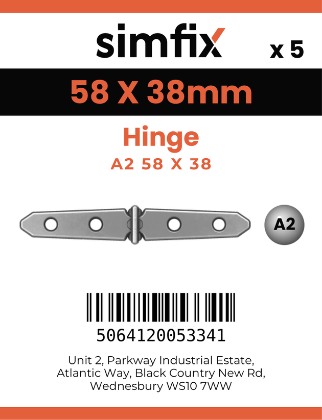 Simfix product label - 8568A258038-D