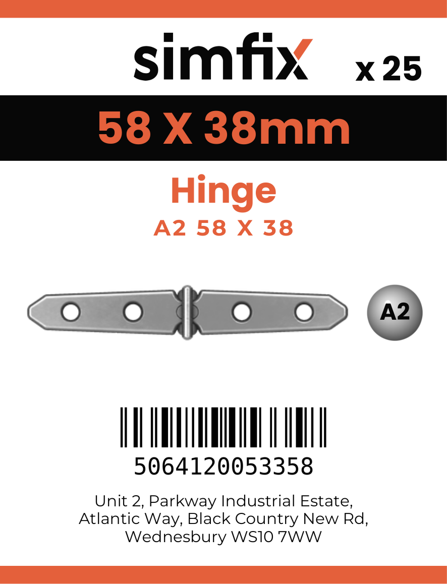 Simfix product label - 8568A258038-T