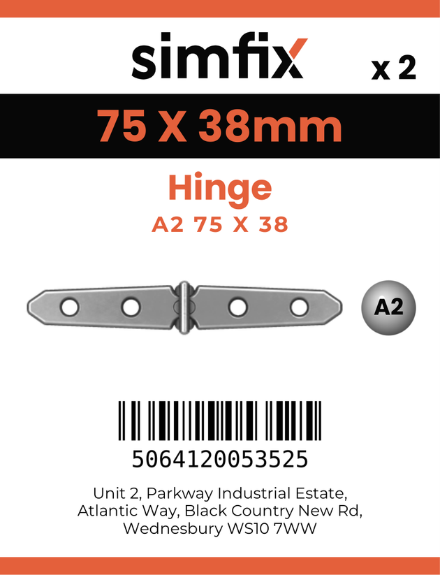 Simfix product label - 8572A275038-D