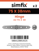 Simfix product label - 8572A275038-D