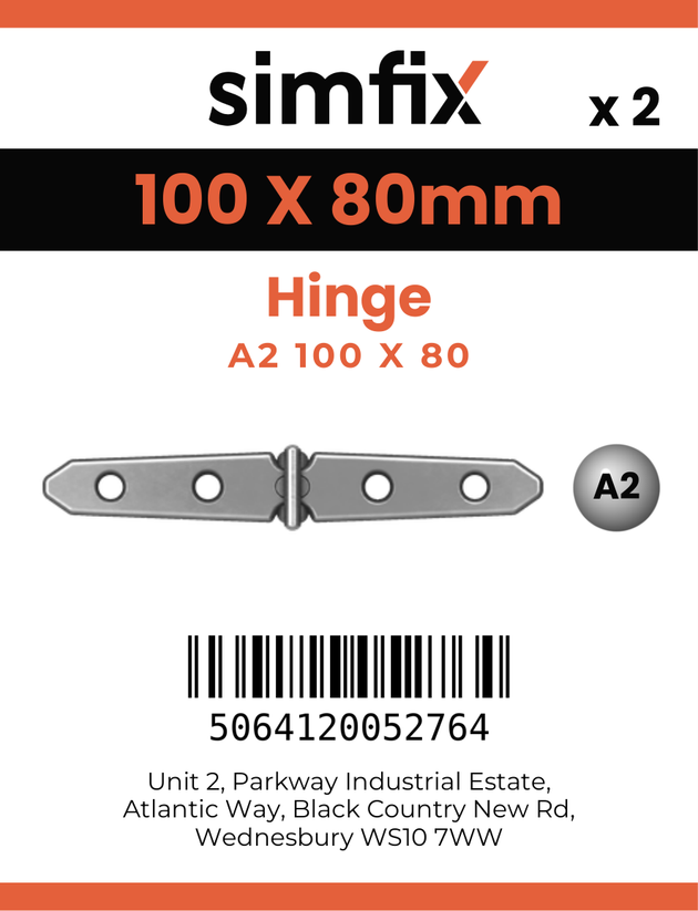 Simfix product label - 8573A210080-D