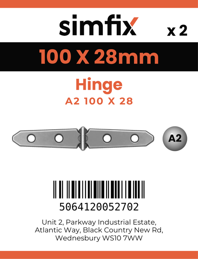 Simfix product label - 8576A210028-D