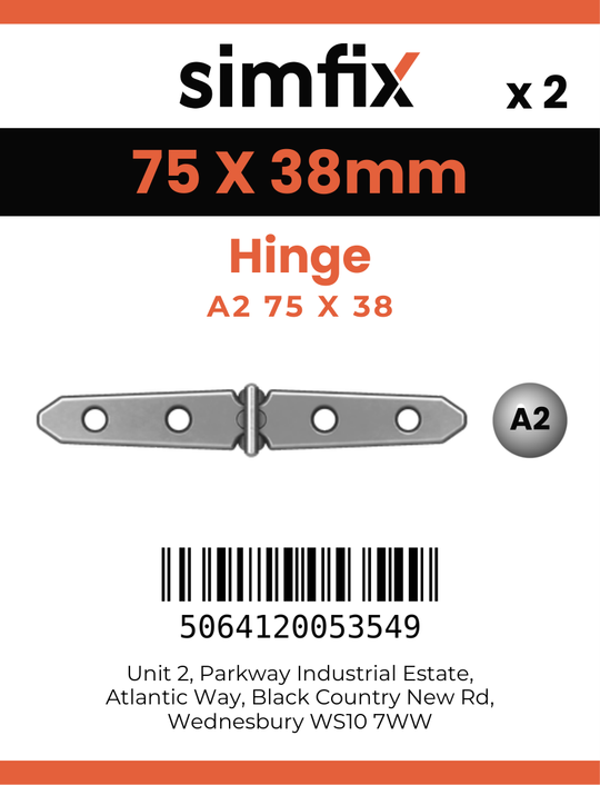 Simfix product label - 8577A275038-D