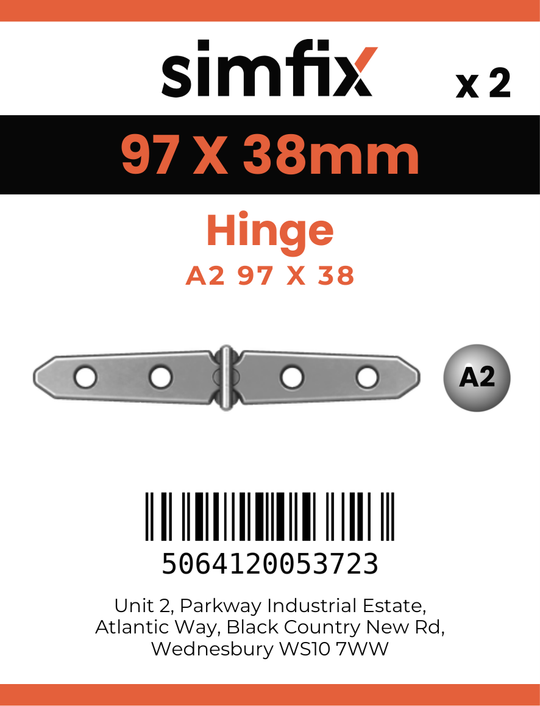 Simfix product label - 8578A297038-D