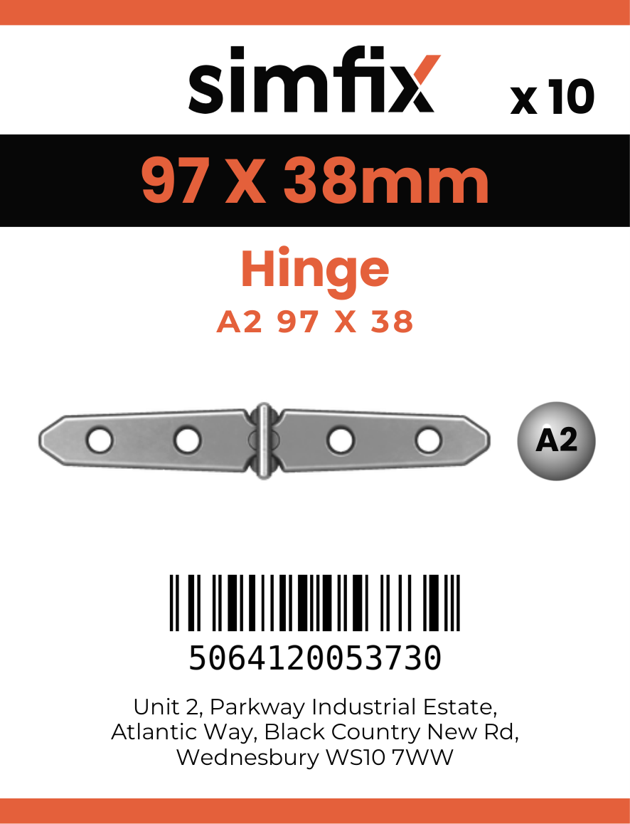 Simfix product label - 8578A297038-T