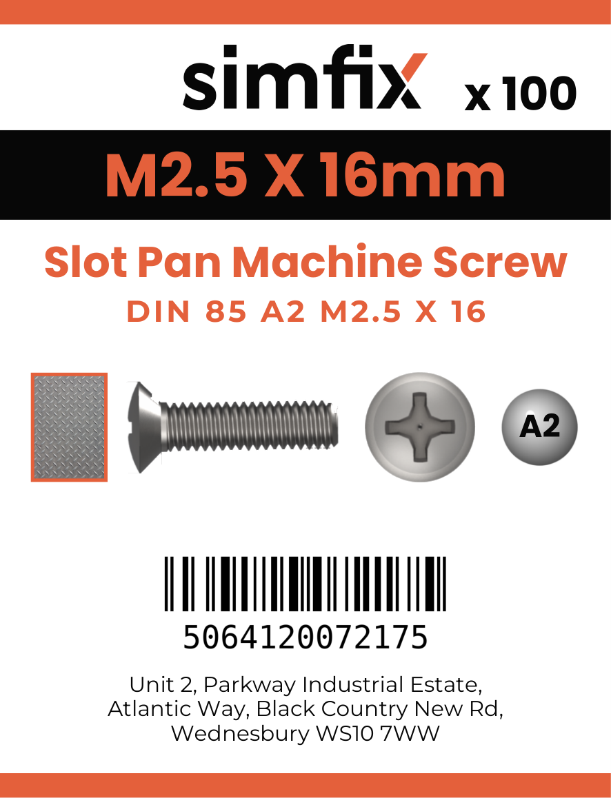 Simfix product label - 85A2025016-T
