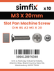 Simfix product label - 85A203020-D