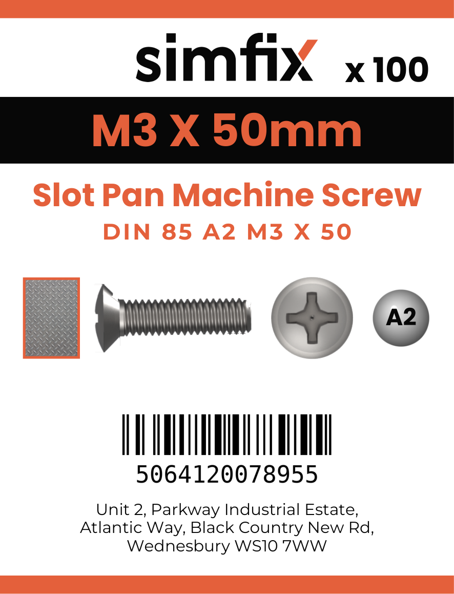 Simfix product label - 85A203050-T