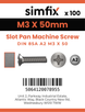 Simfix product label - 85A203050-T