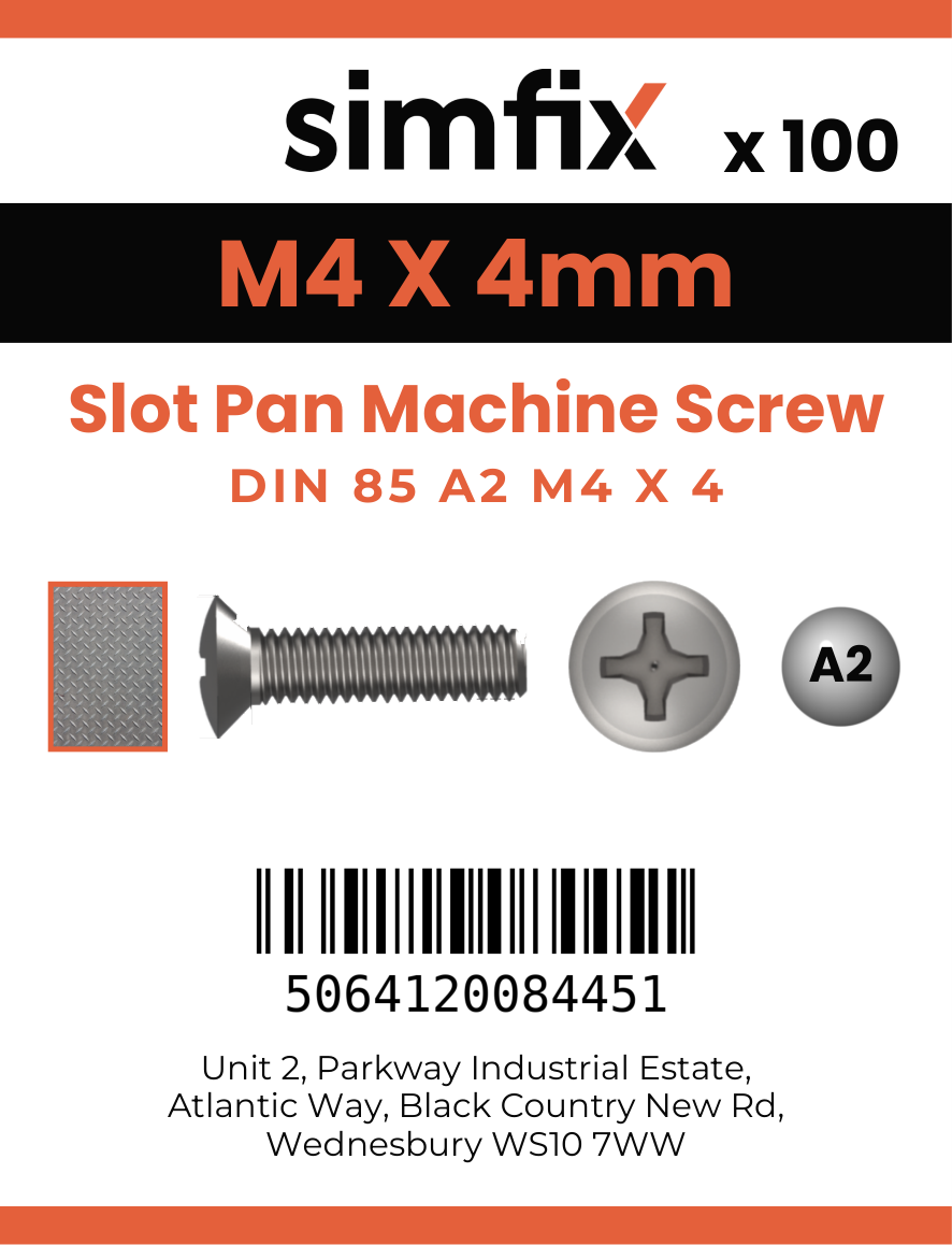 Simfix product label - 85A204004-T