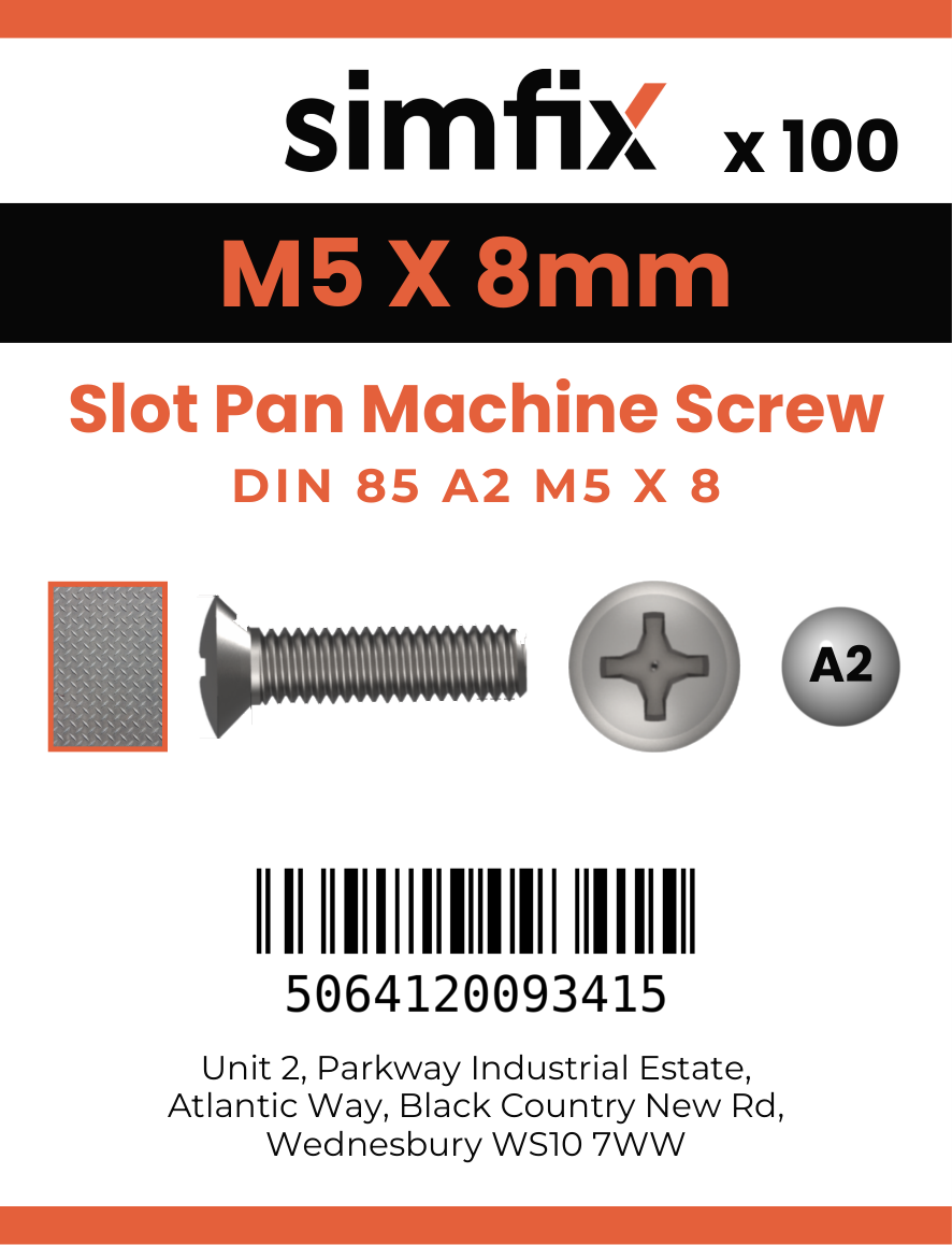 Simfix product label - 85A205008-T