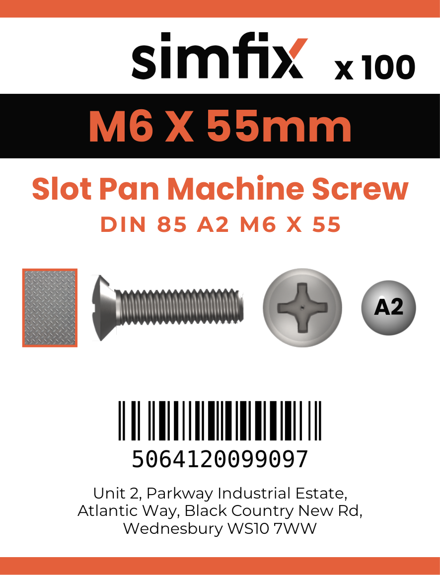 Simfix product label - 85A206055-T