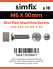 Simfix product label - 85A206090-D