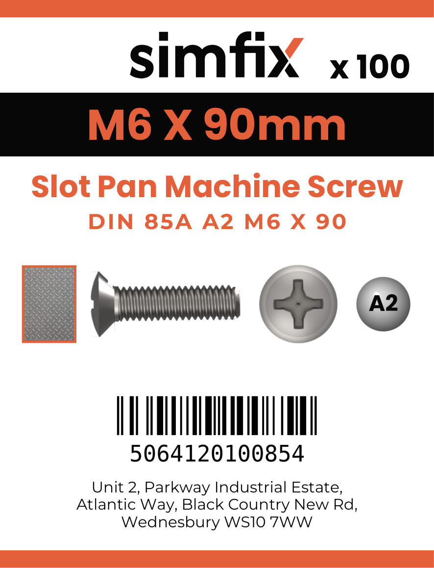 Simfix product label - 85A206090-T