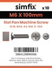 Simfix product label - 85A206100-D
