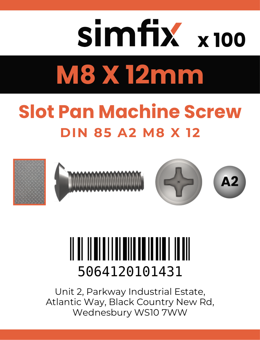 Simfix product label - 85A208012-T